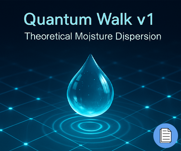 Quantum Walk v1: Theoretical Moisture Dispersion in Soil